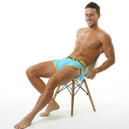 Seobean Men's Lounge Split Boxer Shorts - Comfortable and Stylish Underwear