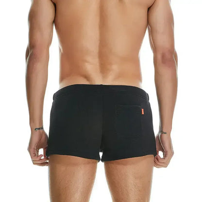 Seobean Men's Polar Fleece Boxer Shorts - Soft Sleepwear Lounge Shorts for Men