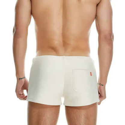 Seobean Men's Polar Fleece Boxer Shorts - Soft Sleepwear Lounge Shorts for Men