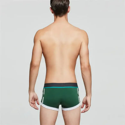 Seobean Seobean Low-Rise Cotton Boxer Trunks Comfortable Undies for Men