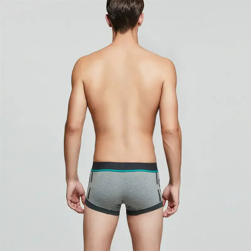 Seobean Seobean Low-Rise Cotton Boxer Trunks Comfortable Undies for Men
