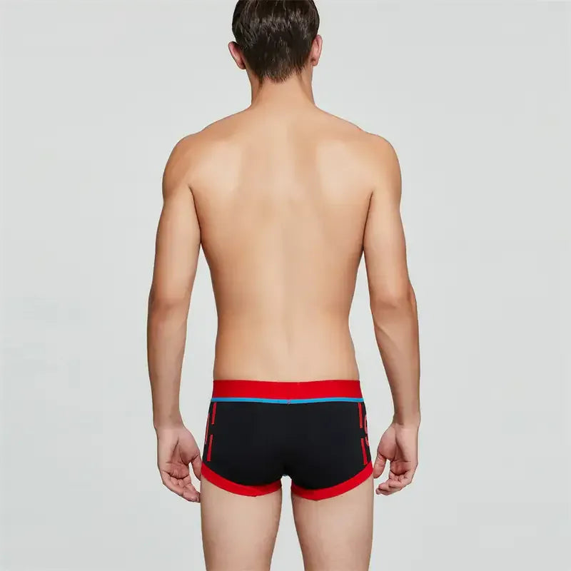 Seobean Seobean Low-Rise Cotton Boxer Trunks Comfortable Undies for Men