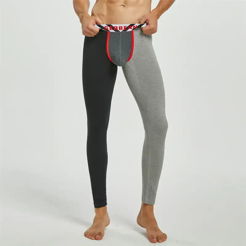 Seobean Seobean Men's Color Block Long John - Thermal Underwear for Winter