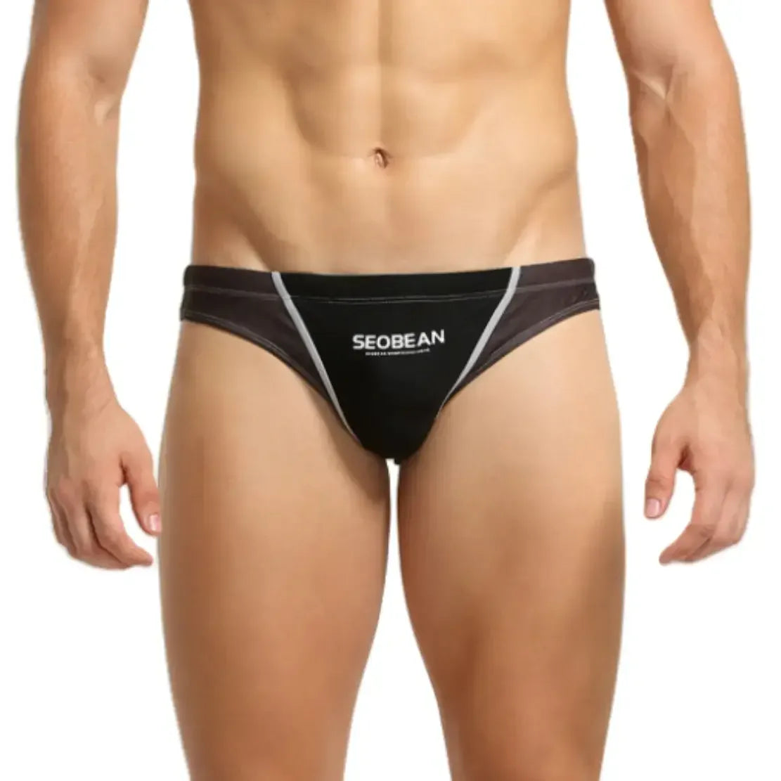 Seobean Seobean Men's Color Block Swim Briefs - Stylish and Sexy Swimwear for Men