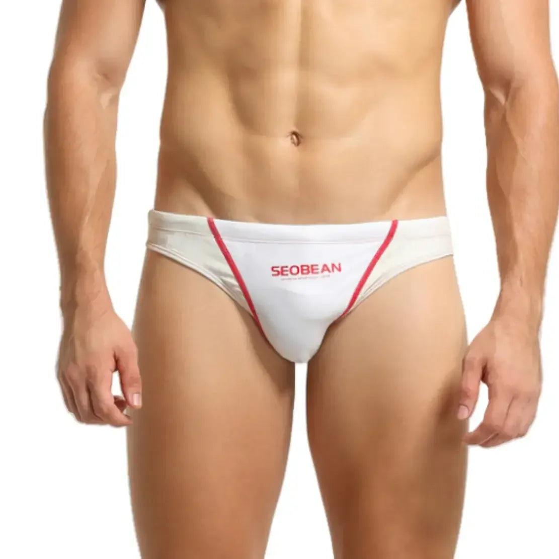 Seobean Seobean Men's Color Block Swim Briefs - Stylish and Sexy Swimwear for Men
