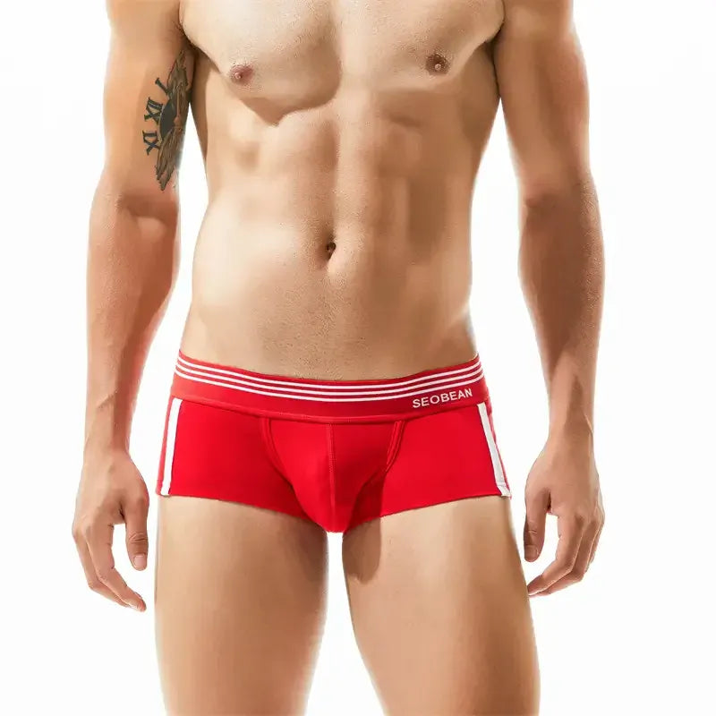 Seobean Seobean Men's Cotton Boxer Briefs - Comfortable & Stylish Underwear