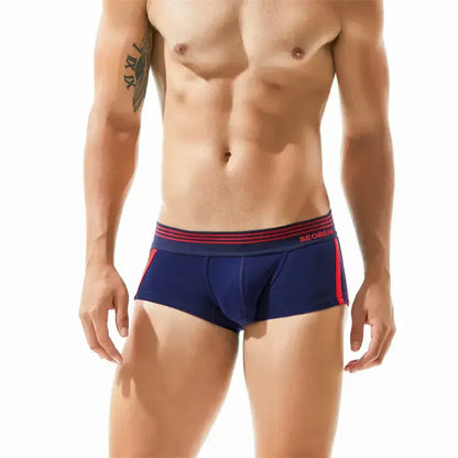 Seobean Seobean Men's Cotton Boxer Briefs - Comfortable & Stylish Underwear