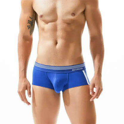 Seobean Seobean Men's Cotton Boxer Briefs - Comfortable & Stylish Underwear