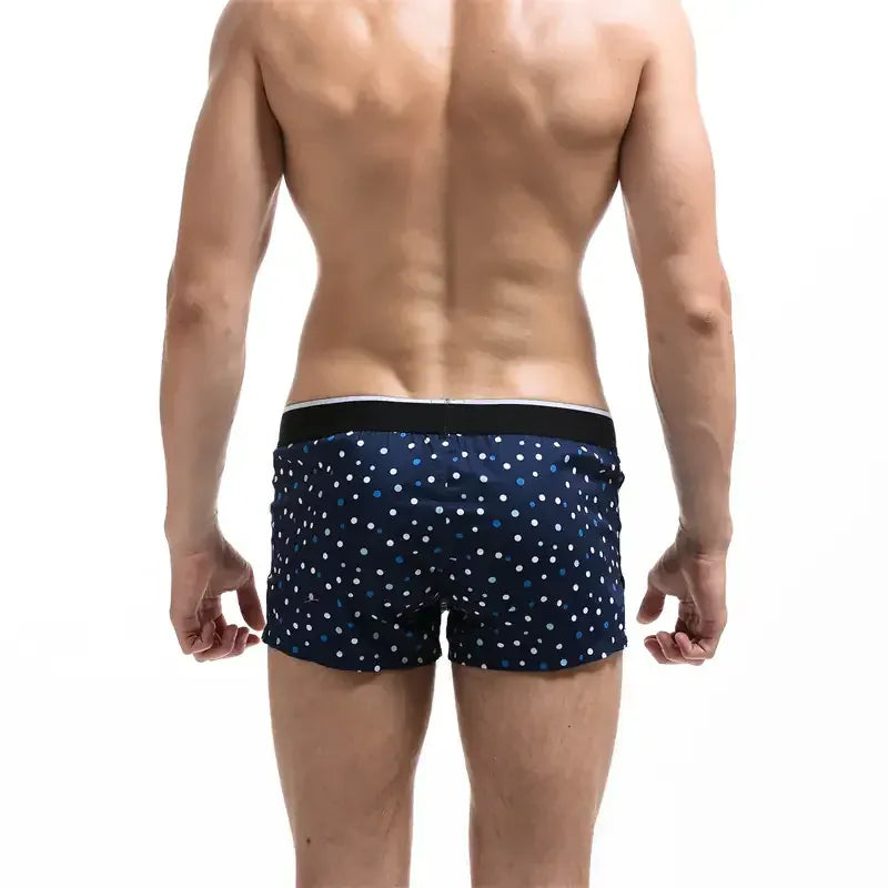 Seobean Seobean Men's Cotton Boxer Shorts Polka Dot Lingerie