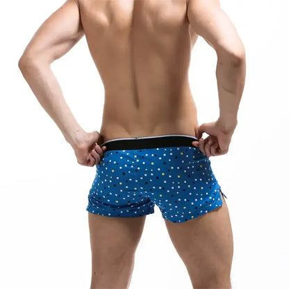 Seobean Seobean Men's Cotton Boxer Shorts Polka Dot Lingerie