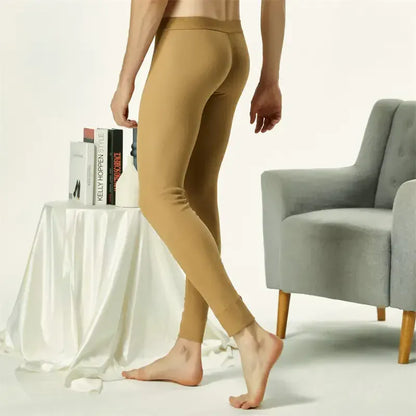 Seobean Seobean Men's Long John Thermal Underwear - Soft & Stretchy Winter Pants