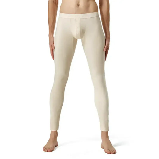 Seobean Seobean Men's Long John Thermal Underwear - Soft & Stretchy Winter Pants