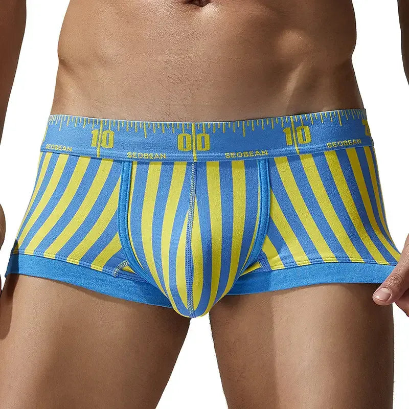 Seobean Seobean Men's Low-Rise Breathable Boxers With Extra Room
