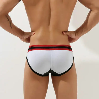 Seobean Seobean Men’s Low Rise Briefs — Cotton Spandex Sexy Contour Pouch Underwear 10101