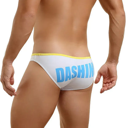 Seobean Seobean Men's Low-Rise Briefs - Sexy Digital Print Underwear