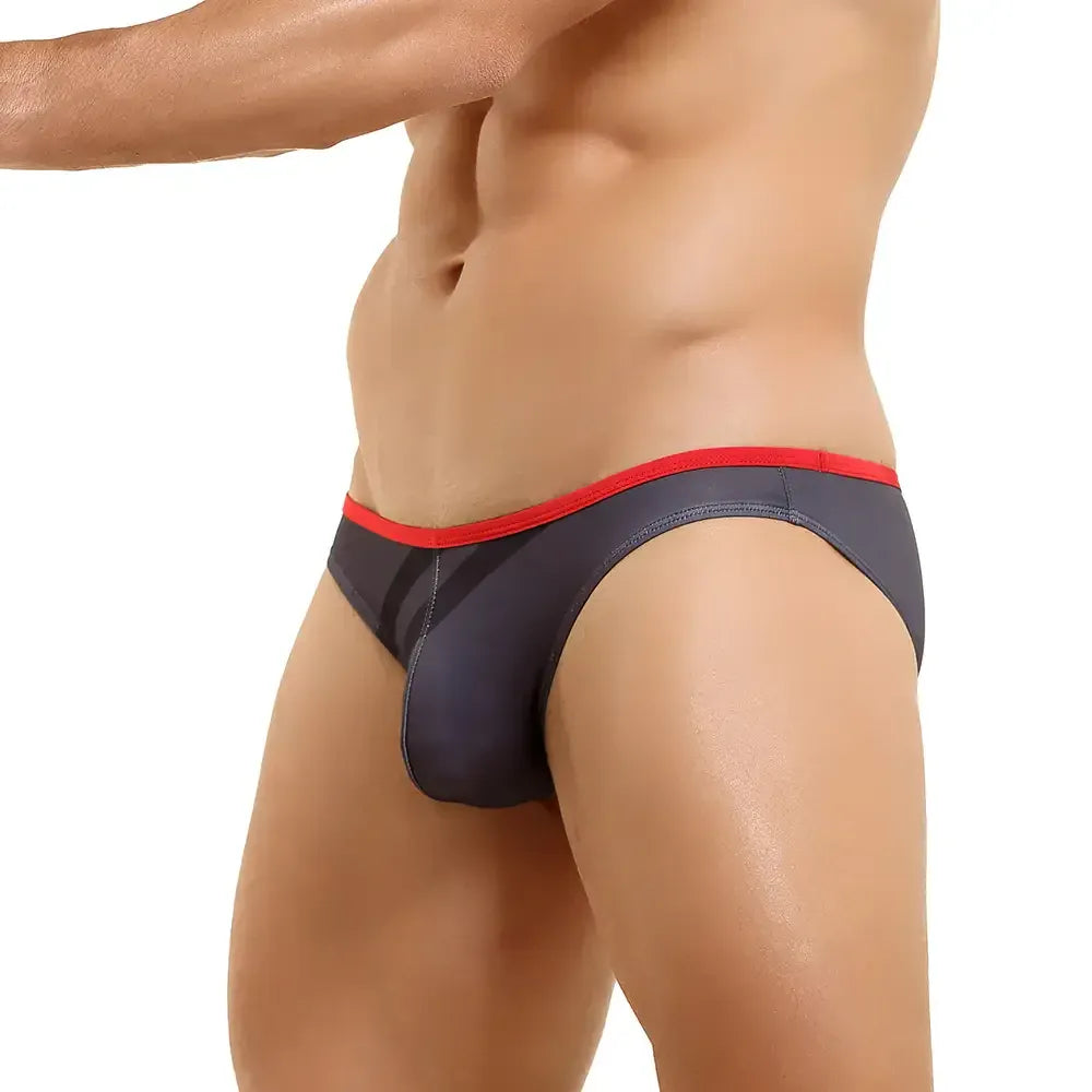 Seobean Seobean Men's Low-Rise Briefs - Sexy Digital Print Underwear