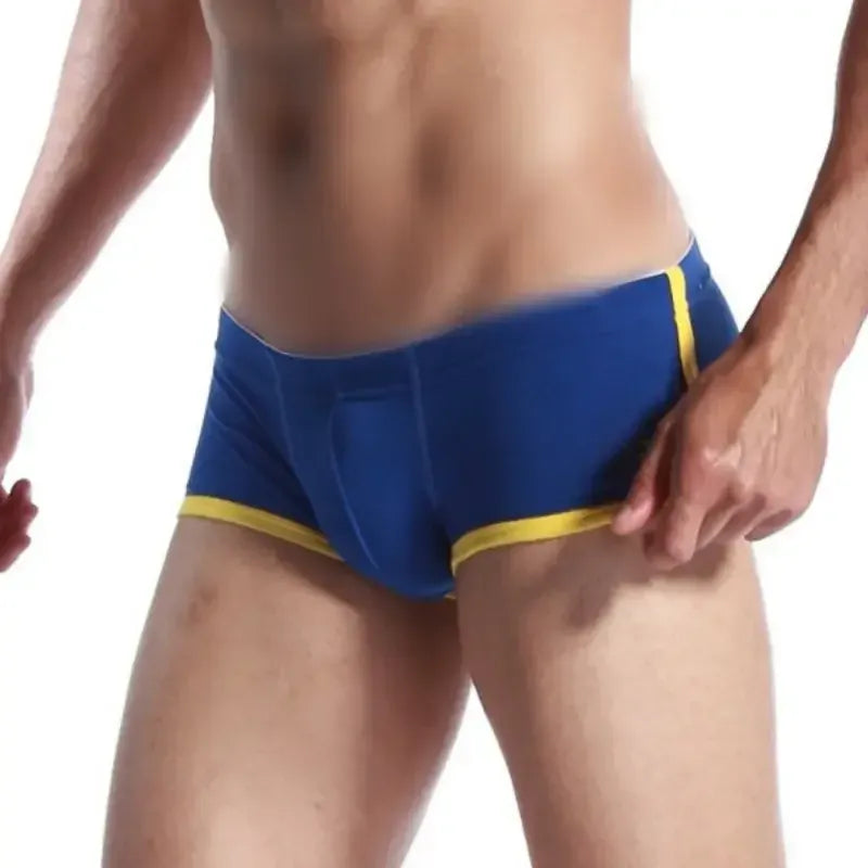 Seobean SEOBEAN Men's Low Rise Nano Boxer Brief with Slits - Cotton Blend Support