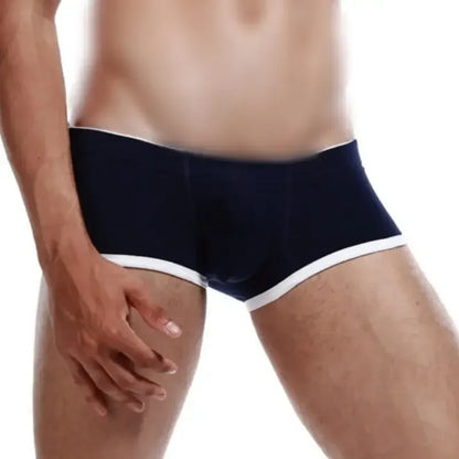 Seobean SEOBEAN Men's Low Rise Nano Boxer Brief with Slits - Cotton Blend Support
