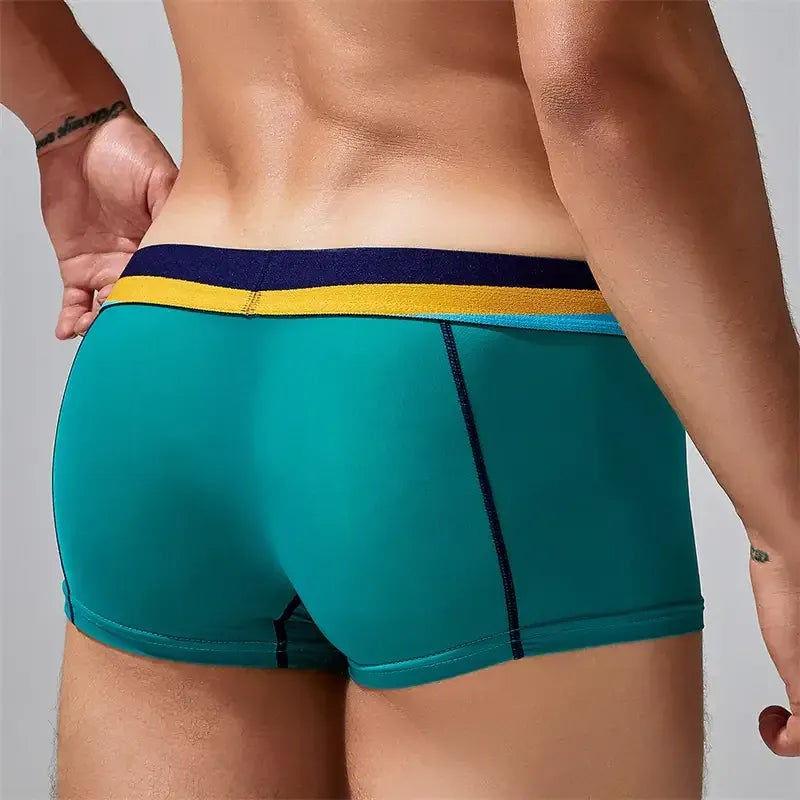 Seobean Seobean Men's Sexy Nylon Boxer Briefs - Comfortable & Stylish Innerwear