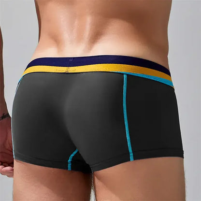 Seobean Seobean Men's Sexy Nylon Boxer Briefs - Comfortable & Stylish Innerwear