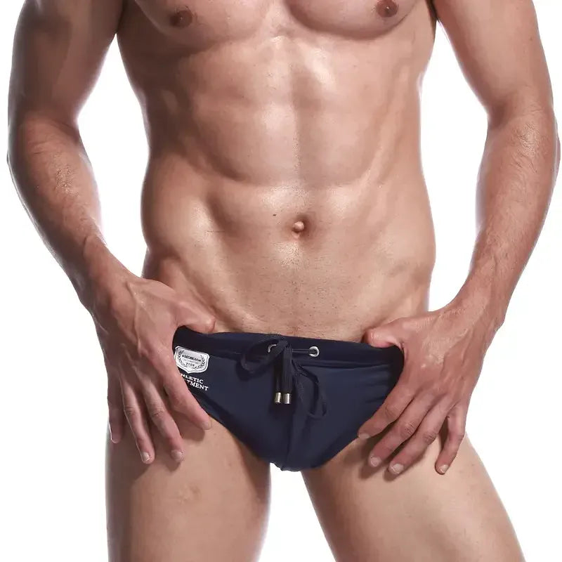 Seobean Seobean Men's Swim Briefs Trendy Indoor Swimwear