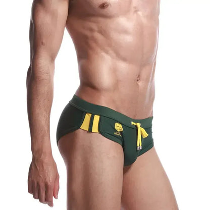 Seobean Seobean Men's Swim Briefs Trendy Indoor Swimwear