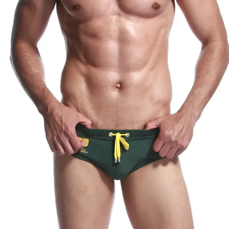 Seobean Seobean Men's Swim Briefs Trendy Indoor Swimwear