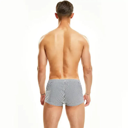 Seobean Seobean Men's Trunks 100% Cotton Boxer Trunks with Pouch