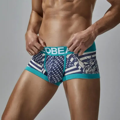 Seobean Seobean Statue of Liberty & Flag Boxer Briefs 250206