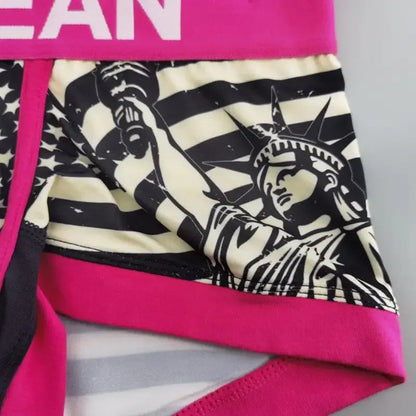 Seobean Seobean Statue of Liberty & Flag Boxer Briefs 250206