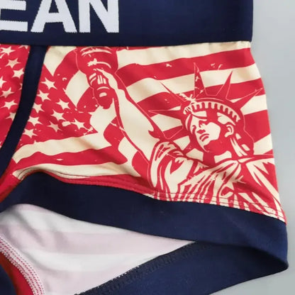 Seobean Seobean Statue of Liberty & Flag Boxer Briefs 250206