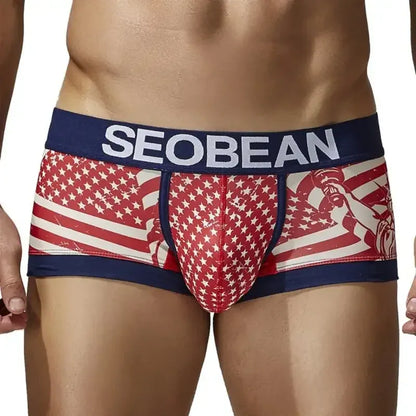 Seobean Seobean Statue of Liberty & Flag Boxer Briefs 250206