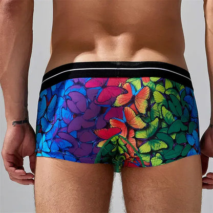 Seobean Seobean Summer Men's Underwear with Extra Room Low-Rise Boxer Briefs