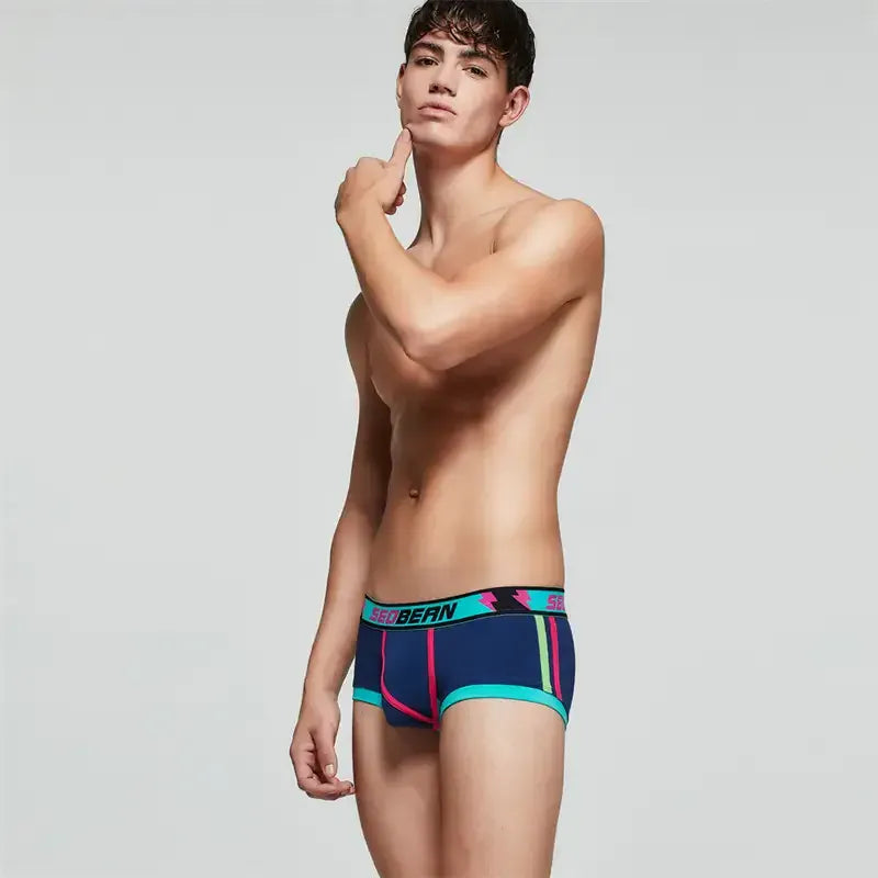 Seobean Seobean Trunks with Pouch Breathable Men's Boxer Briefs