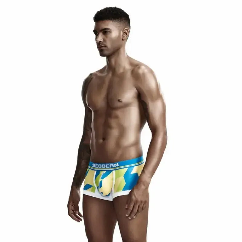 Seobean Sexy Low Rise Boxer Briefs for Men 90225