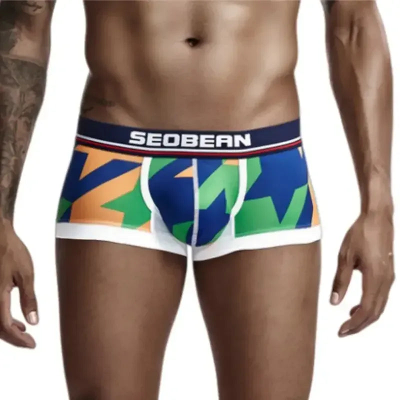 Seobean Sexy Low Rise Boxer Briefs for Men 90225