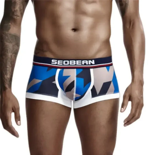 Seobean Sexy Low Rise Boxer Briefs for Men 90225