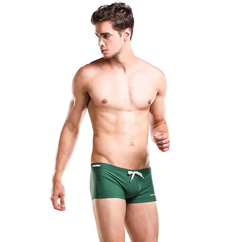 Solid Swim Trunks Beach Bikini - His Inwear