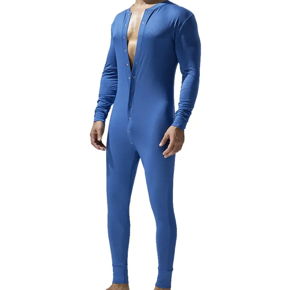 TAUWELL TAUWELL Men's Long Sleeve Bodysuit - Union Suit