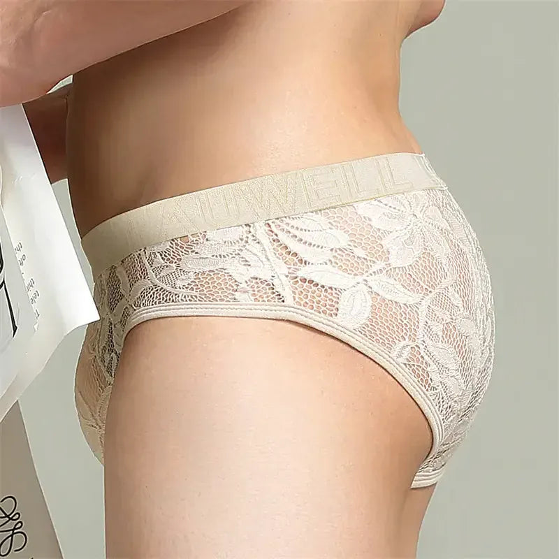 TAUWELL TAUWELL Men's Low-Rise Sexy Lingerie Briefs - 95% Nylon