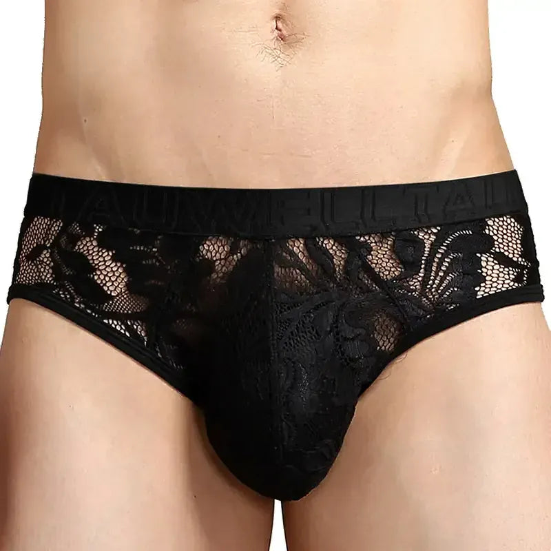TAUWELL TAUWELL Men's Low-Rise Sexy Lingerie Briefs - 95% Nylon