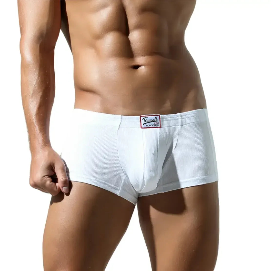 TAUWELL Tauwell Men's Low-Rise Trunks - Soft Rayon Blend Underwear with Button Fly