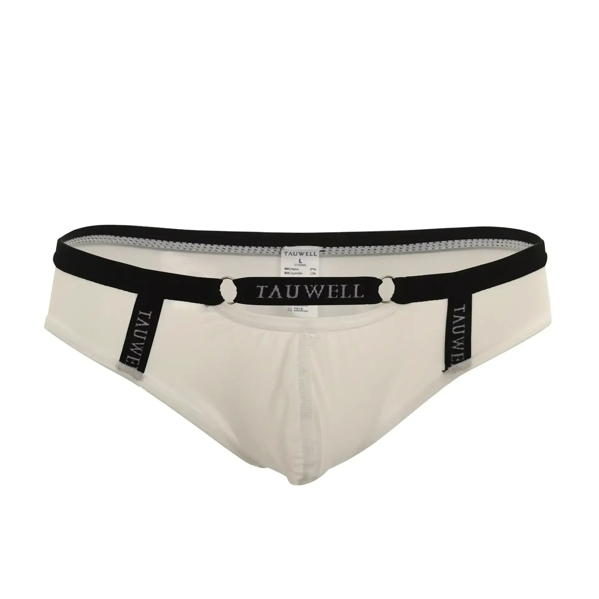 TAUWELL Tauwell Men's Sexy Low-Rise Briefs - Quick-Dry Pink Nylon & Spandex Underwear
