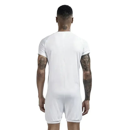 TAUWELL TAUWELL Men's Solid Soft Short Sleeve Bodysuit